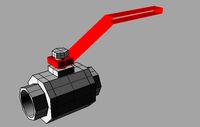 Threaded ball valve