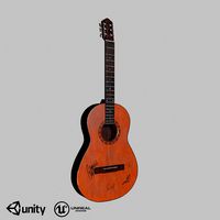 Guitar low-poly