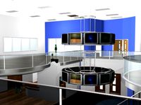 sportshall conversion/gym scene