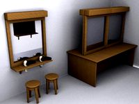 Vanity shelf and unit