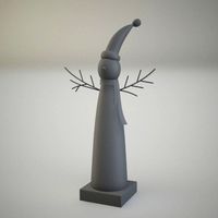 Decorative snowman figure