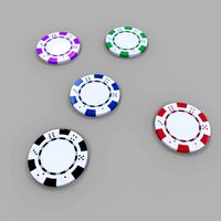 casino poker coin 3d