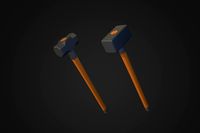 Low Poly Sledgehammer Pack
