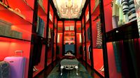 Clothing Dressing Room Filled with Clothes and Accessories 2