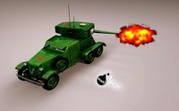 BA6 Armored Car Model