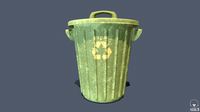 Trash Can Old