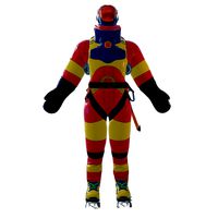 Low Poly Lifeguard Man
