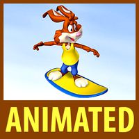surfing brown bunny