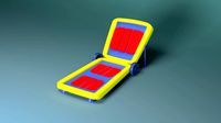 Cartoon sunbed