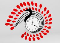 Peacock Wall Clock