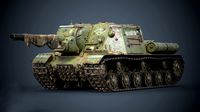 Soviet tank ISU-152 Zveroboi