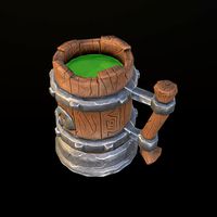 stylized mug