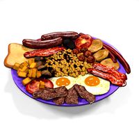 Irish Breakfast Food