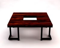 LOUNGE TABLE---Square support with hole