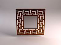 MIRROR---Square with labyritnh