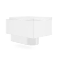 Square Toilet Bowl 3D Model