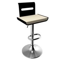 Viera Bent-wood Adjustable Bar Stool