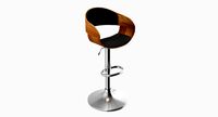 Jonas Slim Frame Adjustable Swivel Bar Stool