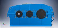2 speed reducer Gearbox