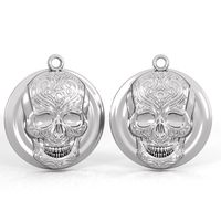 Pendant skull pattern