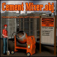 Cement Mixer.obj