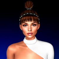 Female hairstyle Ainsley low poly