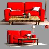 PB Comfort Square Arm Upholstered Sofa