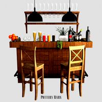 Pottery barn Rustic Ultimate Bar - Large