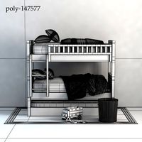 Pottery barn, Camp Twin-Over-Twin Bunk Bed.