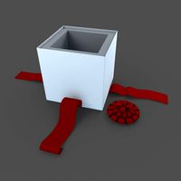 Christmas BOX Open4 Tapes white