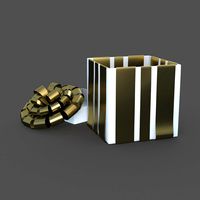 Christmas BOX Open3 All white