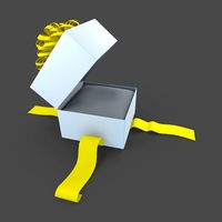 Christmas BOX Jewelbox Ribbon2 white