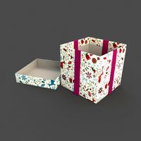 Christmas BOX Open3 Ribbon art