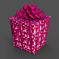 Christmas BOX Closed3 Ribbon2 deer