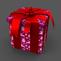 Christmas BOX Closed Tapes deer
