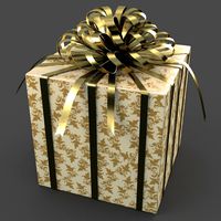 Christmas BOX Ribbon2 cream