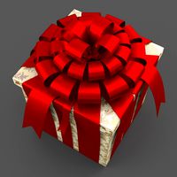 Christmas BOX Closed All cream