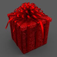 Christmas BOX Closed Ribbon2