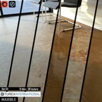 TUREX INTERNATIONAL Marble Tiles Set 53
