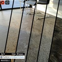 TUREX INTERNATIONAL Marble Tiles Set 31