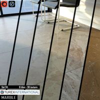 TUREX INTERNATIONAL Marble Tiles Set 55