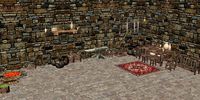 Medieval Village house Interior objects