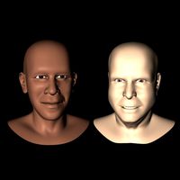 Heads John McCain Barack Obama