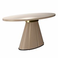 Oval dining table