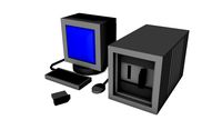 Low poly Retro Computer