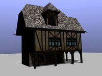 Blender - medieval house3