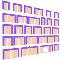 Fittings For Glass Doors _ partitions with sandblasted