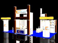 stand Exhibition booth 5x10 Octanorm system