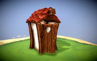 Stylized Toilet