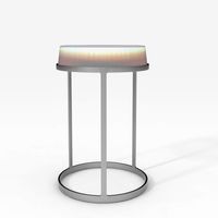 Glass topped table